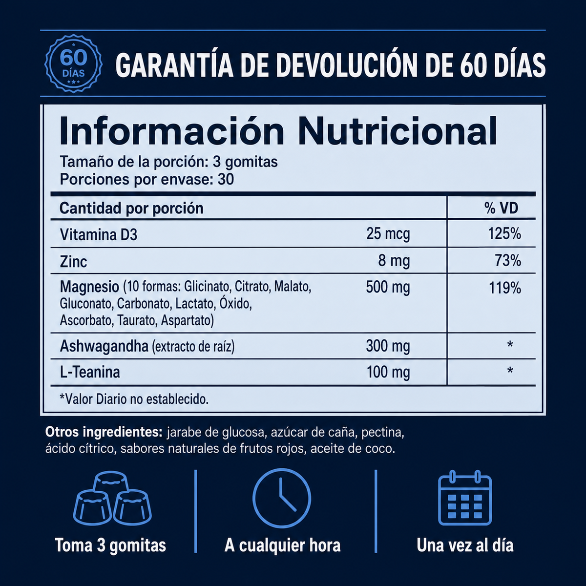 DeepCalm® - Complejo de Magnesio 14 en 1 con Ashwagandha y L-Teanina